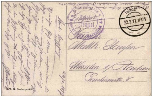 Feldpost - Briefstempel