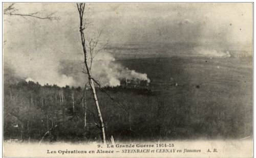 Steinbach et Cernay en flammes