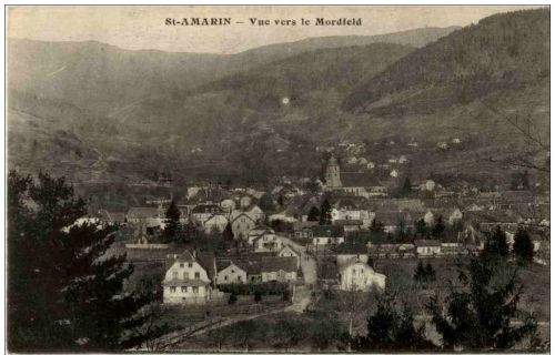 St. Amarin - Vue vers le Mordfeld