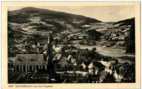 Schnierlach und die Vogesen