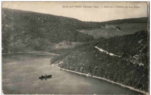 Blick auf Hotel weisser See