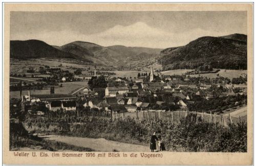 Weiler Krs. Schlettstadt - im Sommer 1916