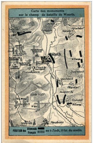 Woerth sur Sauer - Carte des monuments