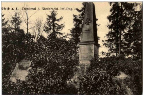 Wörth a Sauer - Denkmal d Niederschl. In Reg 50