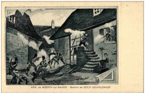 Wörth a Sauer - Bataille de 1870/71 Schirlenhof