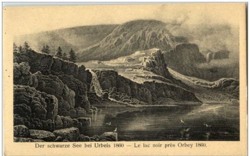Urbeis - Der schwarze See 1860