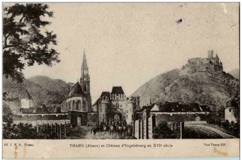 Thann i Els. - et chateau d Engelsbourg