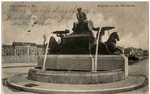 Mülheim a h. Brunnen in der Wolfstrasse