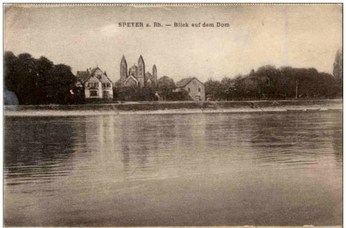 Speyer am Rhein - Blick auf den Dom