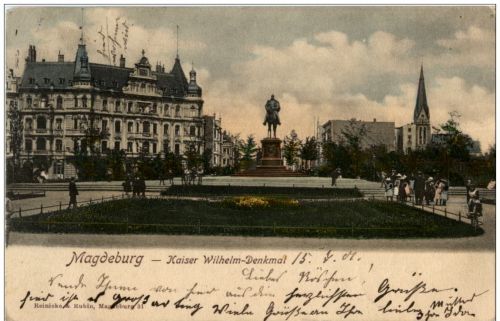 Magdeburg - Kaiser Wilhelm Denkmal
