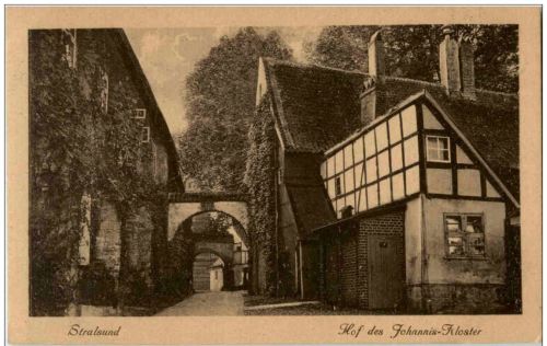 Stralsund - Hof des Johannis Kloster
