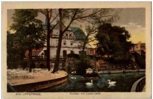 Bad Lippspringe - Kursaal mit Lippequelle