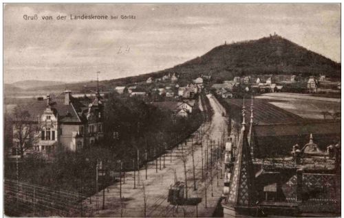 Gruss von der Landeskrone bei Görlitz