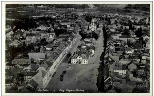 Rochlitz in Sachsen - Fliegeraufnahme