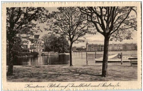 Konstanz - Blick auf Inselhotel
