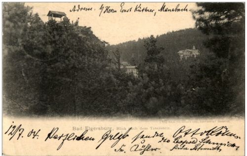 Bad Elgersburg - Blick nach dem Totenstein