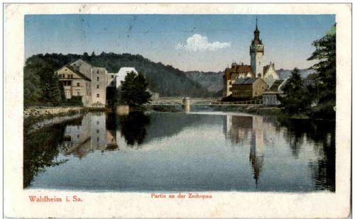 Waldheim in Sa. Partie an der Zschopau