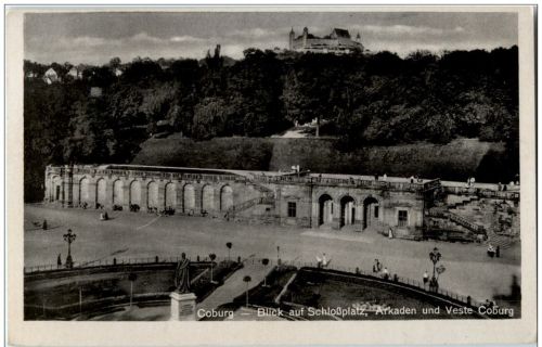 Coburg - Blick auf Schlossplatz