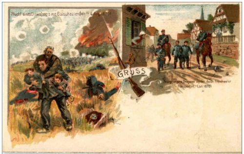 Elsasshausen - Froschweiler - Litho