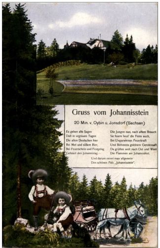 Gruss vom Johannisstein bei Oybin und Jonsdorf