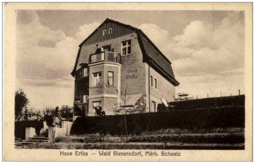 Wald Sieversdorf - Haus Erika