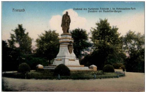 Friesack - Denkmal des Kurfürsten Friedrich I