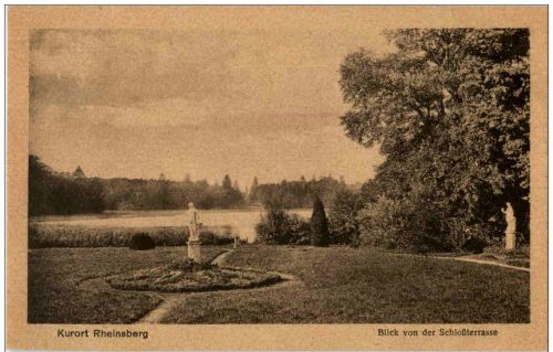 Rheinsberg - blick von der Schlossterasse