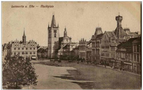 Leitmeritz an der Elbe - Marktplatz