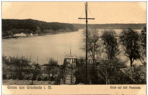 Gruss aus Grünheide - Blick auf den Peetzsee