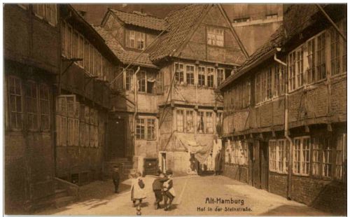 Hamburg - Hof in der Steinstrasse