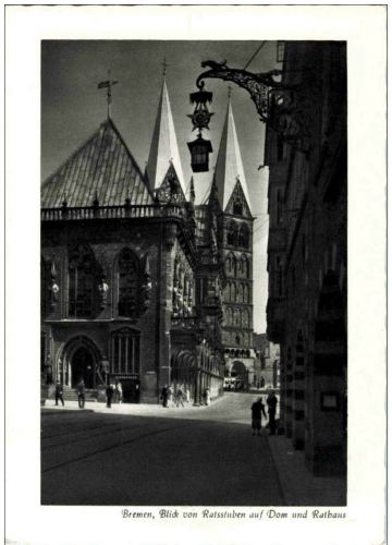 Bremen - Blick von Ratsstuben
