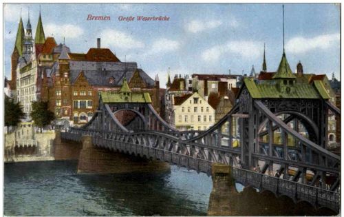 Bremen - Grosse Weserbrücke