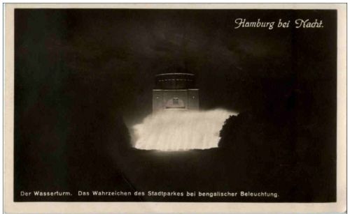 Hamburg - bei NAcht - Der Wasserturm