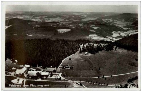 Feldberg vom Flugzeug aus