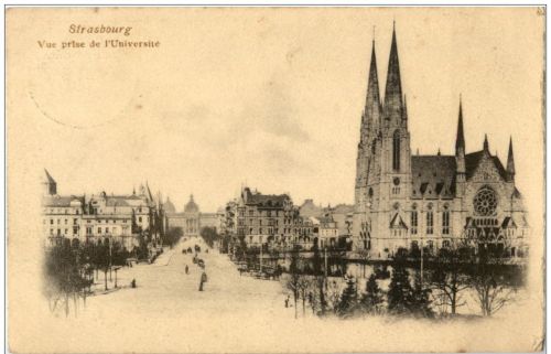 Strassburg - Vue prise de l Universite