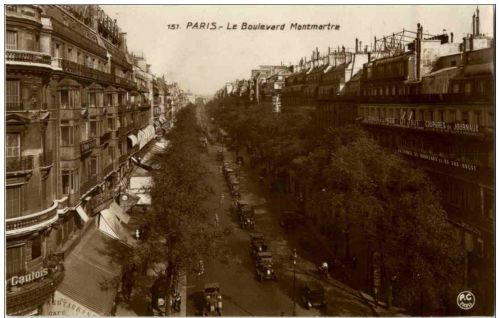 Paris - Le Boulevard Montmartre