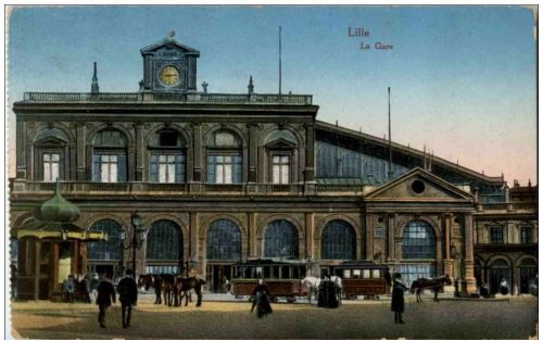 Lille - La gare - Feldpost