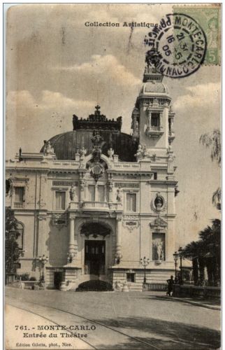 Monte Carlo - Entree du Theatre