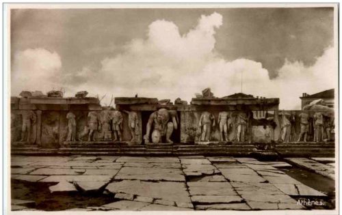 Athenes - Bas reliefs du Theatre de Bacchus