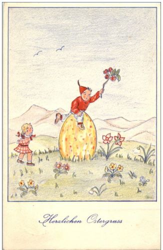 Ostern - Künstlerkarte