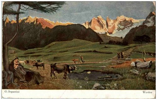 Kühe - G. Segantini - Werden