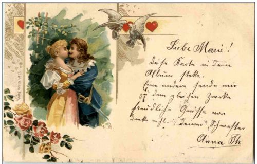 Liebespaar - Litho - Carl Künzli