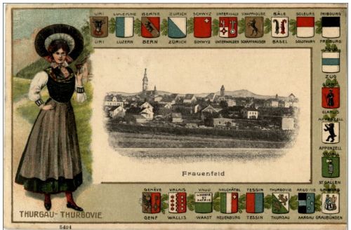 Gruss aus Frauenfeld - Litho