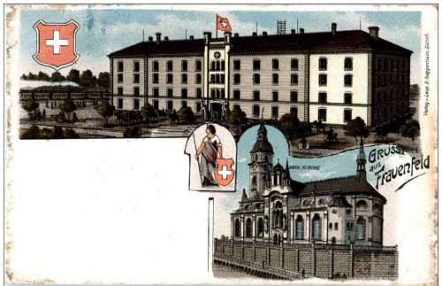 Gruss aus Frauenfeld - Litho