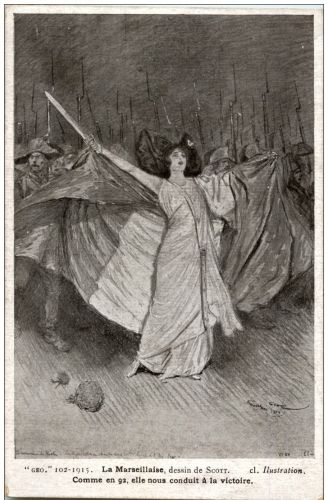La Marseillaise - dessin de Scott