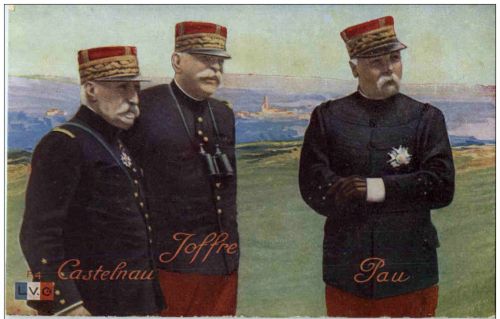 General Joffre - Castelnau und Pau