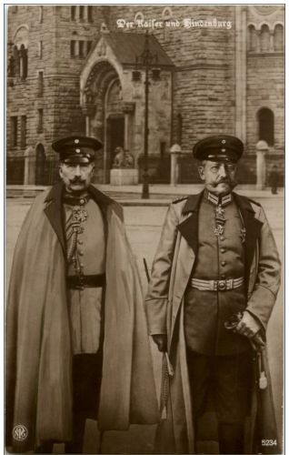 Der Kaiser und Hindenburg