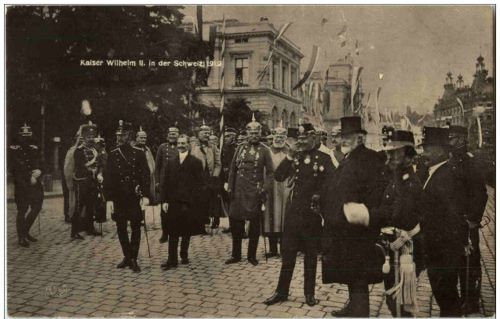 Kaiser Wilhelm II in der Schweiz 1912