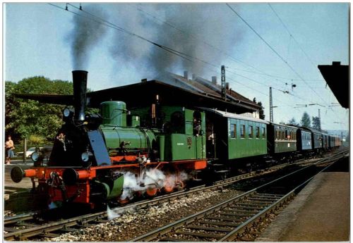 Historischer Dampfzug Basel Haltingen Kandern