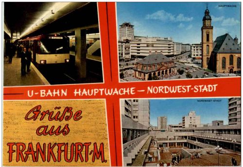 Grüsse aus Frankfurt - U Bahn Hauptwache